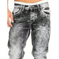 Kreative Stretch-Jeans für Herren, minimalistischer Stil, ideal für den Sommer, Emo-Stil