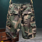 🔥Solange der Vorrat reicht 50% Rabatt!🎉Men's Studded Camo Cargo ShortsCargoshorts für Herren mit Nieten und Camouflage-Muster