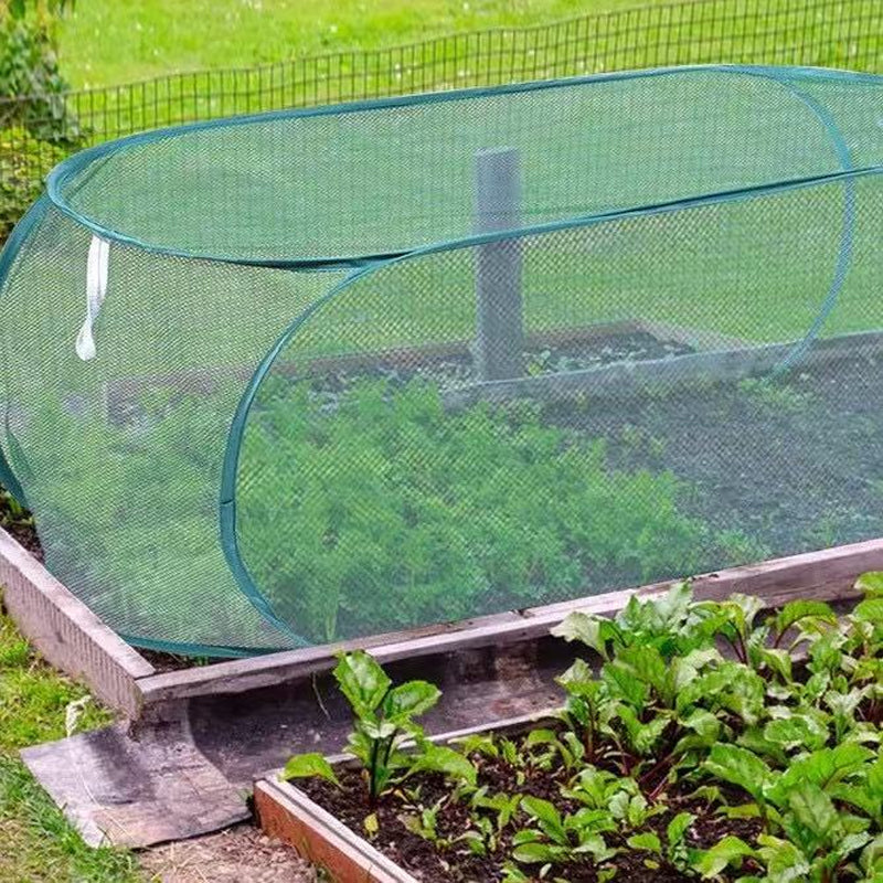 Faltbarer Pflanzenschutznetz – Zusammenklappbarer Insektenschutz für Gartenpflanzen und Setzlinge, Ideal für den Hausgarten🌱🐜