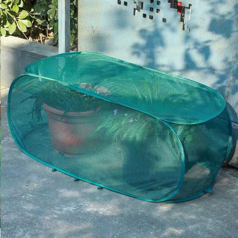 Faltbarer Pflanzenschutznetz – Zusammenklappbarer Insektenschutz für Gartenpflanzen und Setzlinge, Ideal für den Hausgarten🌱🐜