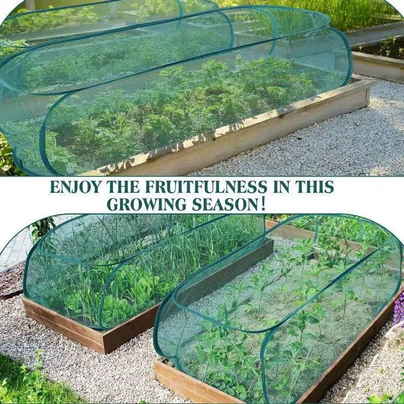 Faltbarer Pflanzenschutznetz – Zusammenklappbarer Insektenschutz für Gartenpflanzen und Setzlinge, Ideal für den Hausgarten🌱🐜
