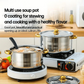 🍳 50% RABATT! 🔥 5-teiliges Kochset – Robuster Edelstahl, Glasdeckel & Elegante Gold-Akzente für Eine Stilvolle Küche ✨