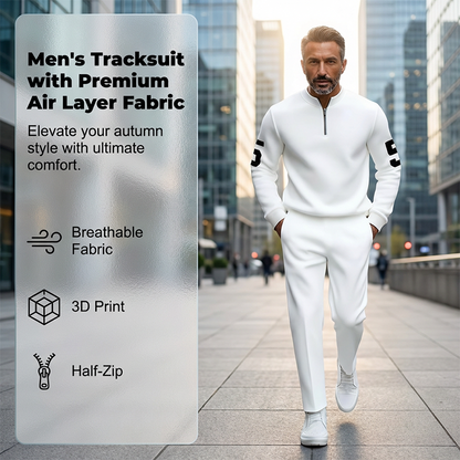 📢📢50 % Rabatt!! ⏰Herren-Zweiteiler mit halbgeschlossenem Oberteil und Hose