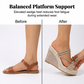 ✨Sommer-Sonderangebot 50% RABATT!👠Damen-Sandalen mit Keilabsatz und hohen Absätzen