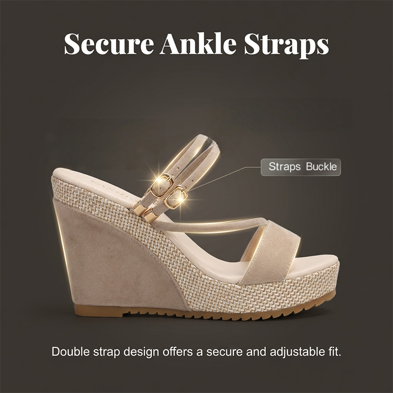 ✨Sommer-Sonderangebot 50% RABATT!👠Damen-Sandalen mit Keilabsatz und hohen Absätzen