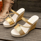 ✨Sommer-Sonderangebot 50% RABATT!👠Damen-Sandalen mit Keilabsatz und hohen Absätzen