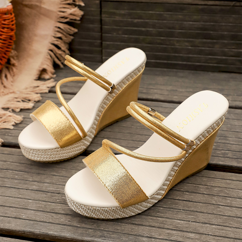 ✨Sommer-Sonderangebot 50% RABATT!👠Damen-Sandalen mit Keilabsatz und hohen Absätzen