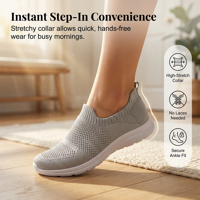 👟 61% RABATT! 🌬️ Atmungsaktive Mesh-Slipper für Damen – Leicht, flexibel & perfekt für Zuhause und Freizeit ✨