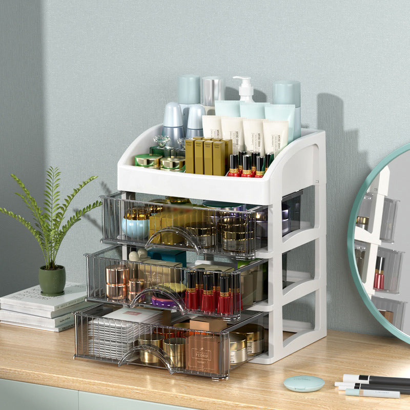 📂✨ Stapelbarer Schreibtisch-Organizer mit durchsichtigen Schubladen – Ordnung garantiert! 🧘‍♀️💼