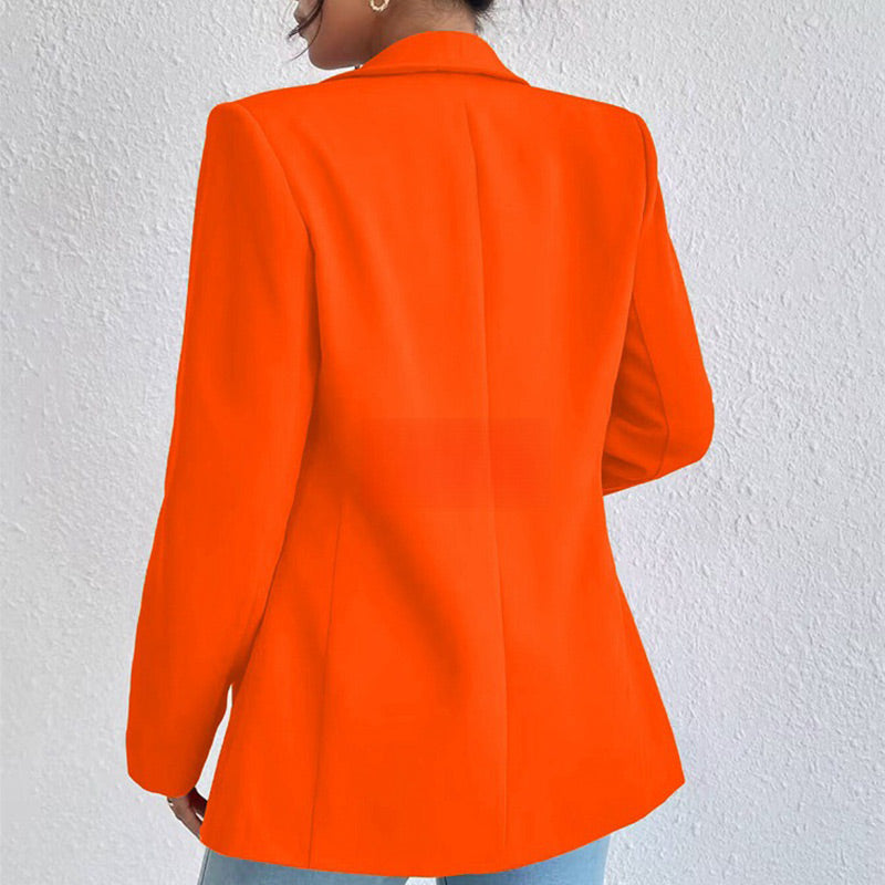 👔✨ 50% RABATT! Einfarbige Anzugjacke für Damen – Klassisch elegant, perfekt für Büro & besondere Anlässe 💼