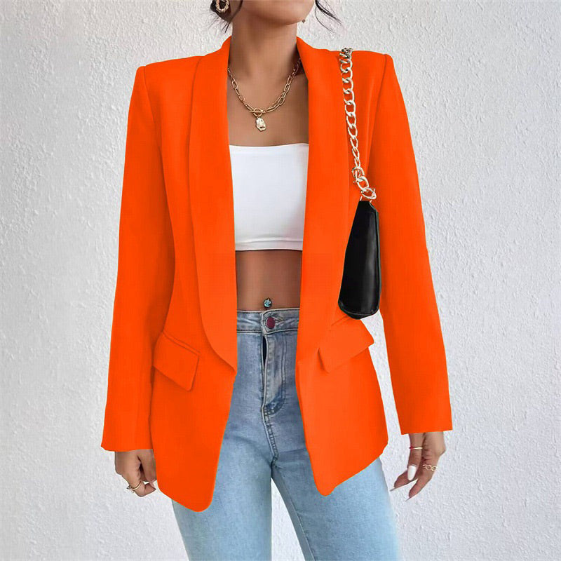👔✨ 50% RABATT! Einfarbige Anzugjacke für Damen – Klassisch elegant, perfekt für Büro & besondere Anlässe 💼