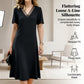 👗✨ 50% RABATT! Elegantes Damenkleid mit V-Ausschnitt & Mesh-Details – Anmutig, feminin & perfekt für festliche Anlässe 💫
