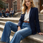 ⏰50% Rabatt！！👖Hochtaillierte Damenjeans✨Weites Bein Stil