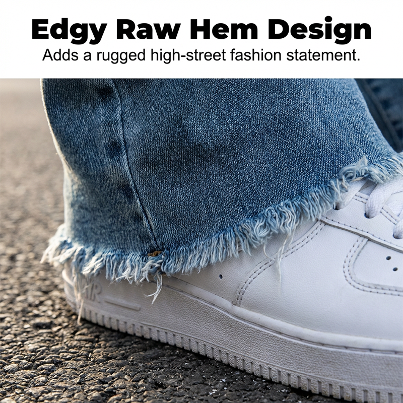 Flare-Jeans im Streetwear-Stil für Herren