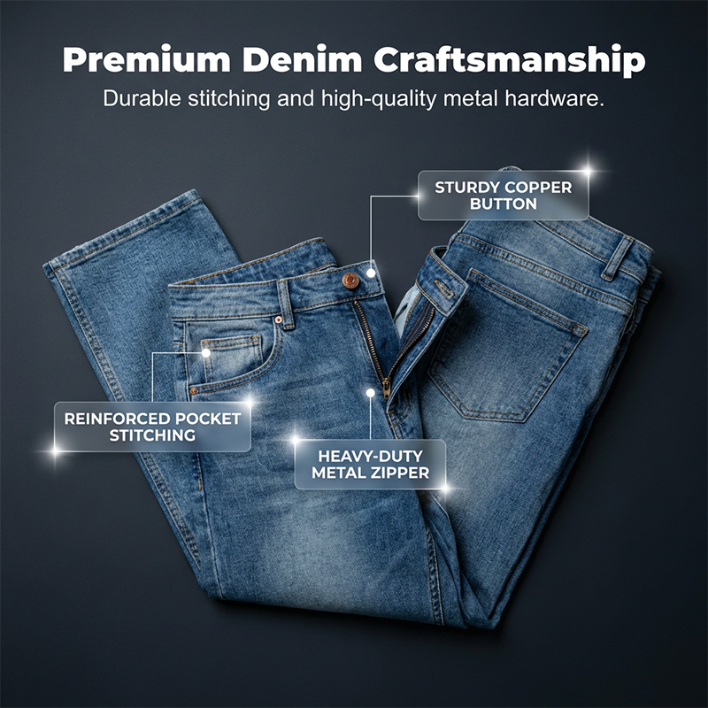 Flare-Jeans im Streetwear-Stil für Herren