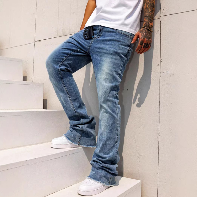 Flare-Jeans im Streetwear-Stil für Herren