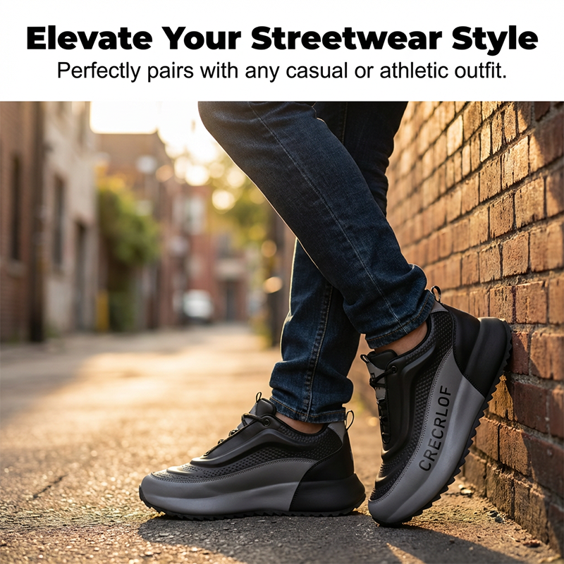 Herren Mode-Sneaker mit dicker Laufsohle
