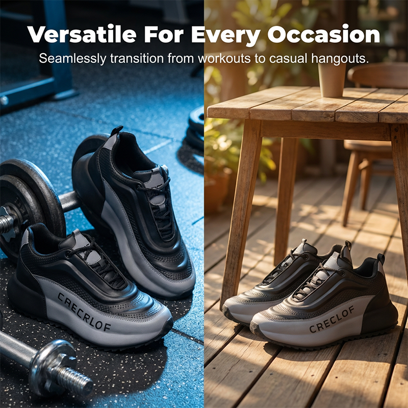 Herren Mode-Sneaker mit dicker Laufsohle