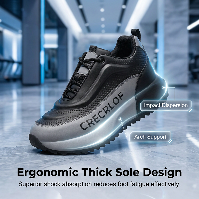 Herren Mode-Sneaker mit dicker Laufsohle