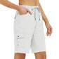 🩳 LIMITIERT 64% RABATT! ✨ Damen Cargo-Shorts – Schnelltrocknend, UPF 50+ & Praktische Taschen 🎒