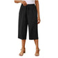 👖🔥Caprihose für Damen mit Kordelzug und lässigem Schnitt