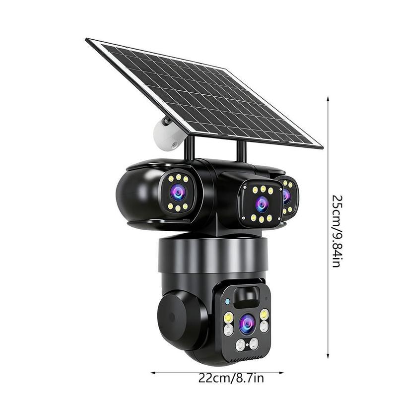 🥳HEISSER SALE 2026🥳💞50.000+ VERKAUFT!👵❤️ Solarbetriebene Mehrwinkel-Überwachungskamra