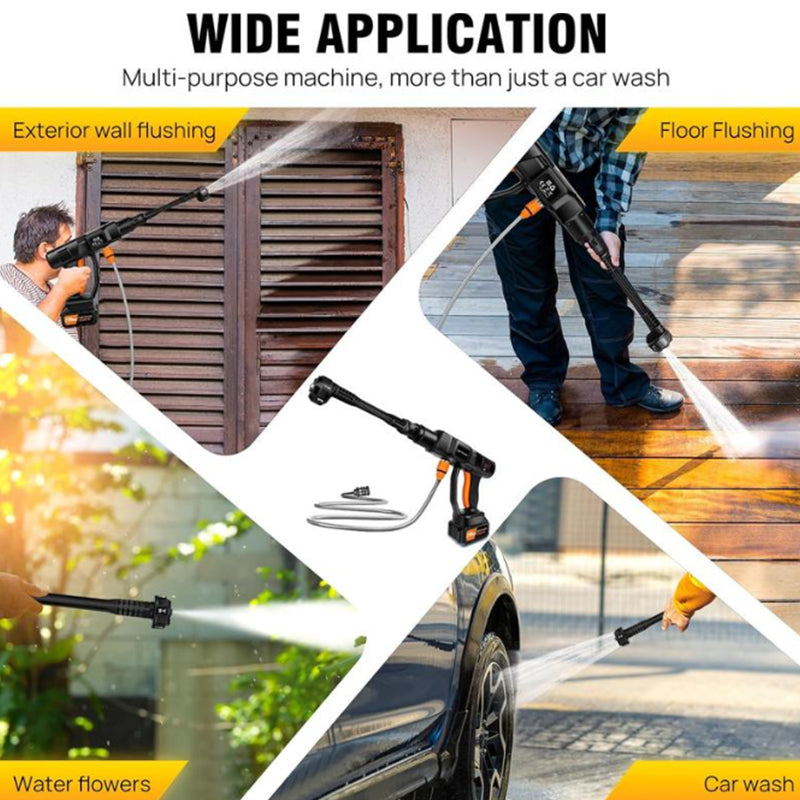🔫 【Limitiertes Angebot – 50% Rabatt】🚗 Kabelloser Hochdruckreiniger – Akkubetrieben & kompakt – Ideal für Auto, Fahrrad oder Terrasse – mobil, leistungsstark & einfach zu bedienen 💦✨🌿