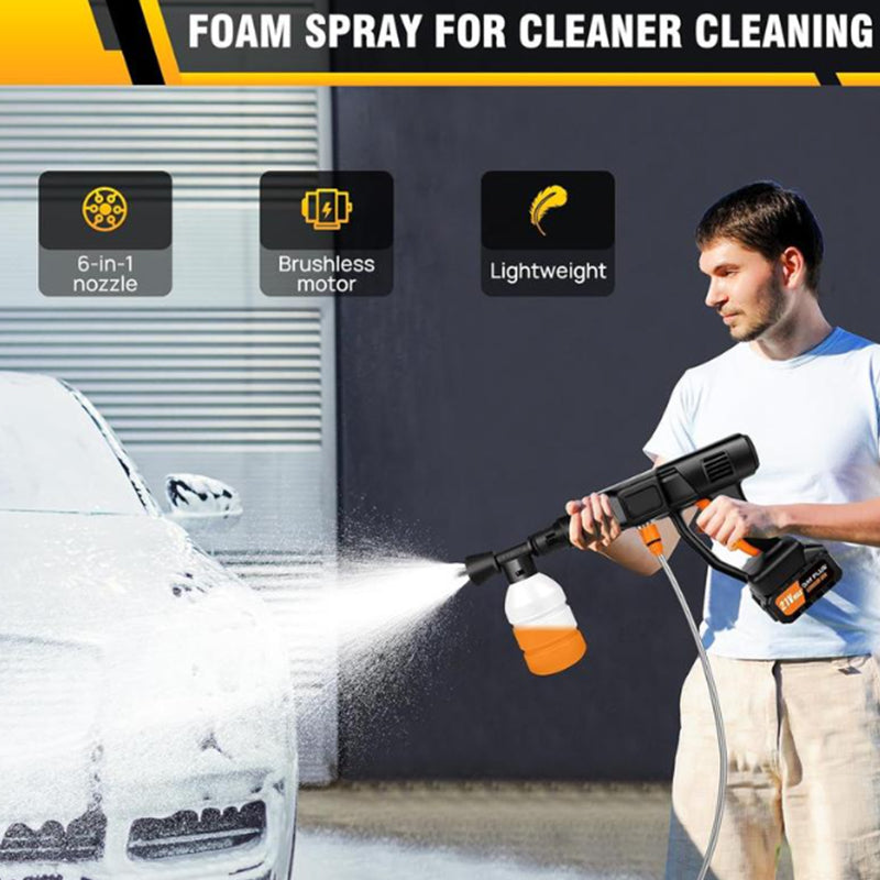 🔫 【Limitiertes Angebot – 50% Rabatt】🚗 Kabelloser Hochdruckreiniger – Akkubetrieben & kompakt – Ideal für Auto, Fahrrad oder Terrasse – mobil, leistungsstark & einfach zu bedienen 💦✨🌿