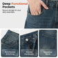Vintage-Jeansshorts für Herren mit lockerer Passform