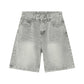 Vintage-Jeansshorts für Herren mit lockerer Passform