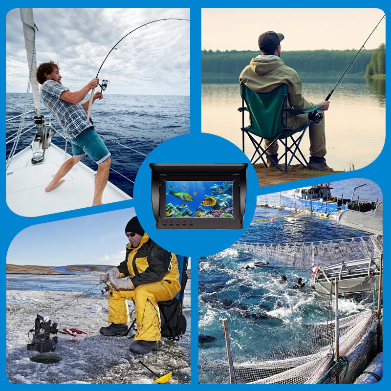 🐟🎣 【Limitiertes Sonderangebot - 50 % Rabatt】Fischfinder mit Unterwasserkamera – HD-Display, Nachtsicht 🔥📷 – perfekt für Eis- & Meeresangeln – 50% Rabatt ⏰