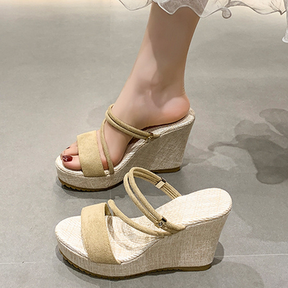 🎁Neu eingetroffen: 50% RABATT💥Keilplatform-Sandalen für Damen— Kostenloser Versand ab zwei Paaren
