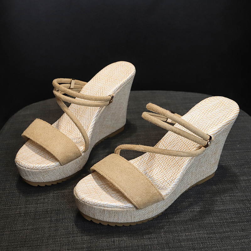 🎁Neu eingetroffen: 50% RABATT💥Keilplatform-Sandalen für Damen— Kostenloser Versand ab zwei Paaren