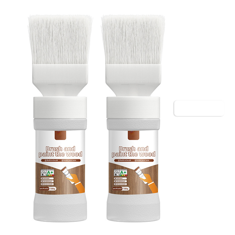 🖌️ 50% RABATT! 🔧 2-in-1 Holzrenovierungs-Pinsel – Repariert Kratzer, Deckt Abnutzung Ab & Ideal Für Möbel, Fußböden & Holzarbeiten 🪑