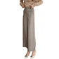 Damen Hochbund Weites Bein Cropped Hose