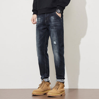 Herren Stretch Tapered Denim Jeans