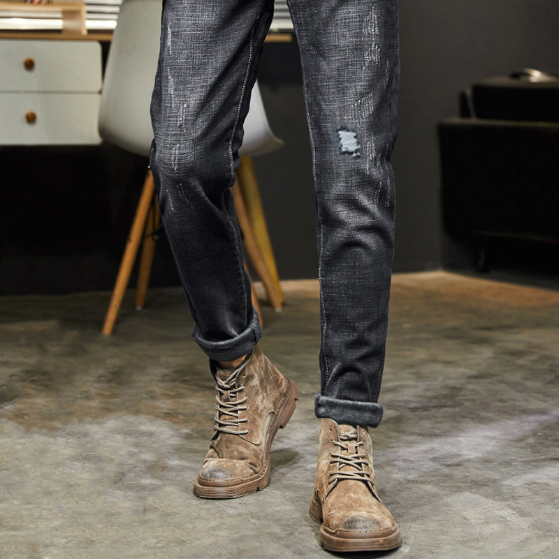 Herren Stretch Tapered Denim Jeans