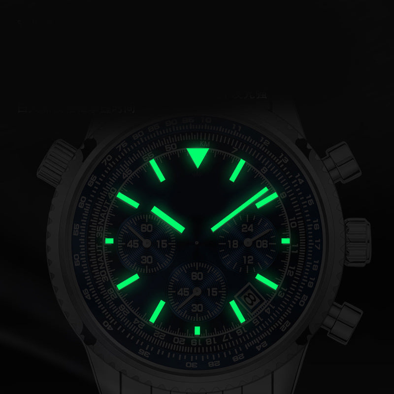 ⌚️Premium-Stil, unschlagbarer Preis💰: Der Klassische Business-Chronograph