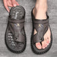👞 47% RABATT! 🌿 Atmungsaktive Outdoor-Sandalen aus Weichem Leder in Übergrößen für Herren – Bequeme Passform, Rutschfeste Sohle & Ideal Für Lange Spaziergänge 🚶‍♂️