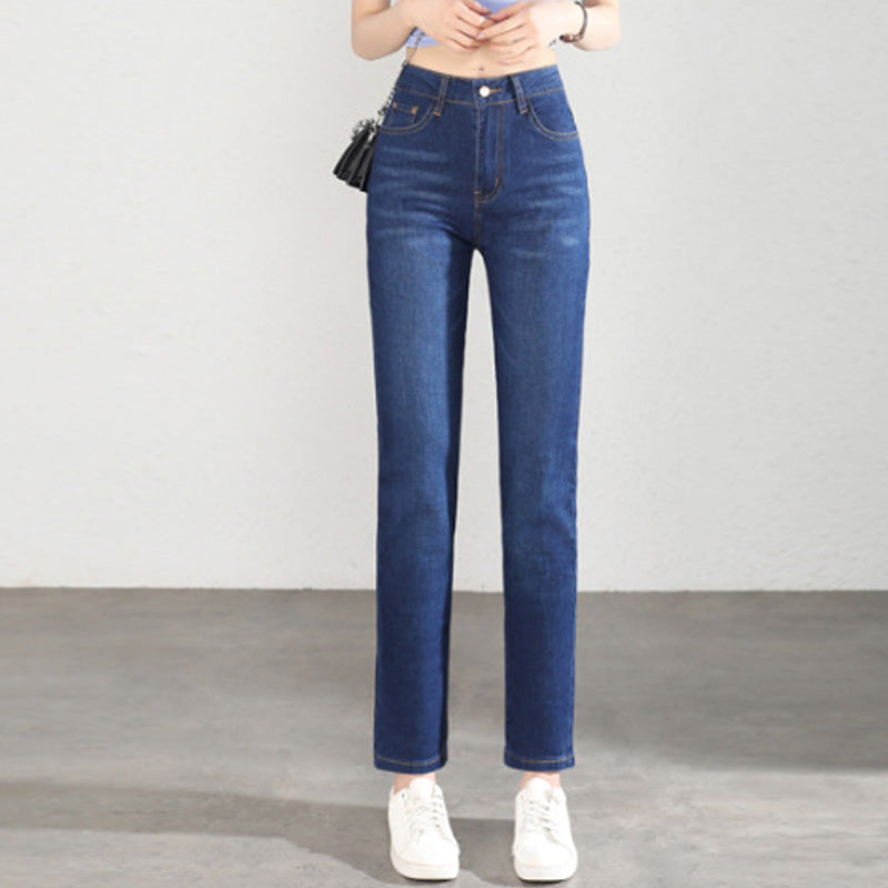 High-Waist Straight-Jeans für Damen – klassisch, bequem & zeitlos