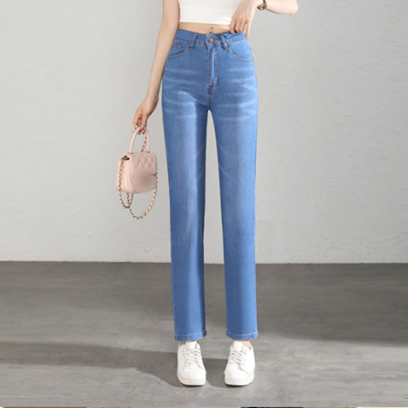 High-Waist Straight-Jeans für Damen – klassisch, bequem & zeitlos