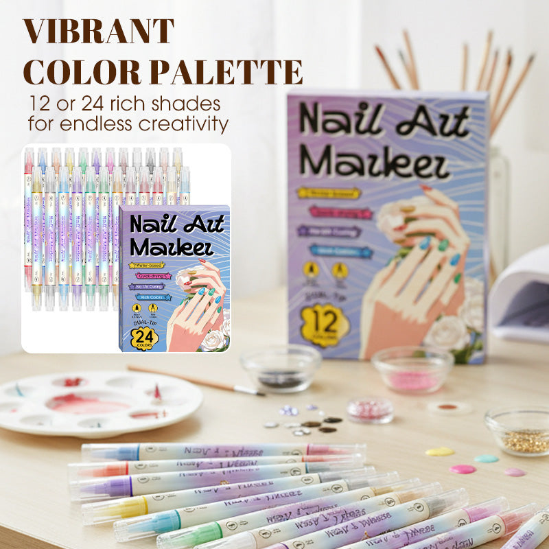 🥳HEISSER SALE 2026🥳💞50.000+ VERKAUFT!👵❤️ 50 % RABATT!  💅Nagelkunst-Stift-Set mit zwei Spitzen