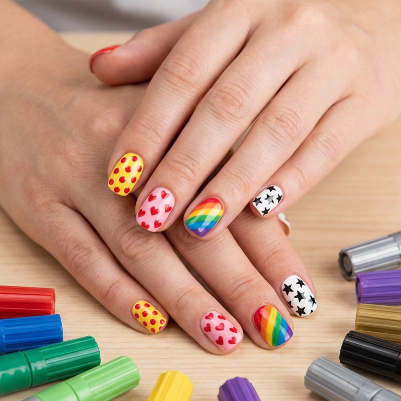 🥳HEISSER SALE 2026🥳💞50.000+ VERKAUFT!👵❤️ 50 % RABATT!  💅Nagelkunst-Stift-Set mit zwei Spitzen