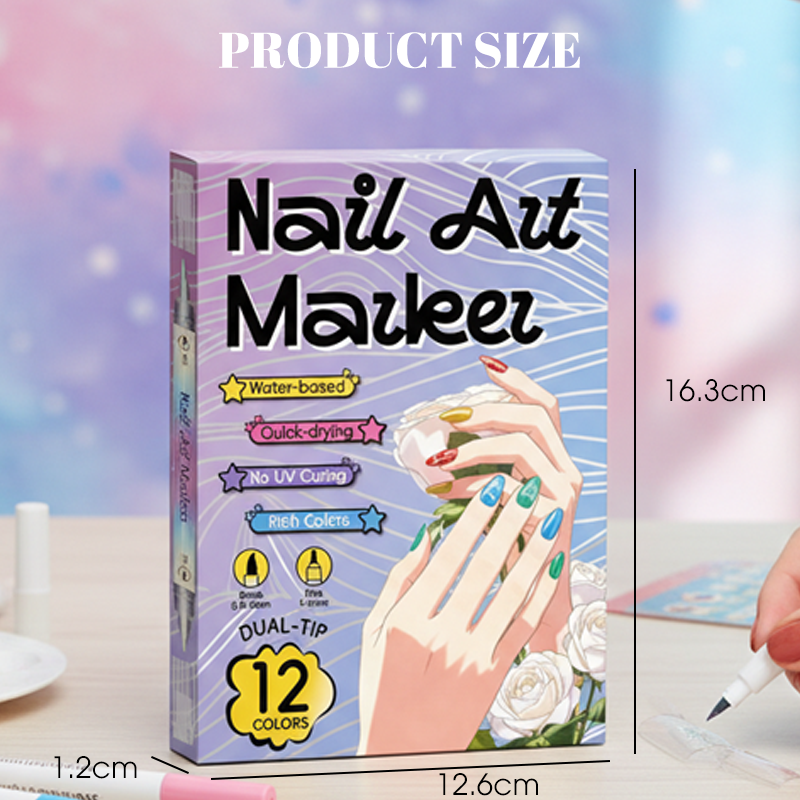 🥳HEISSER SALE 2026🥳💞50.000+ VERKAUFT!👵❤️ 50 % RABATT!  💅Nagelkunst-Stift-Set mit zwei Spitzen