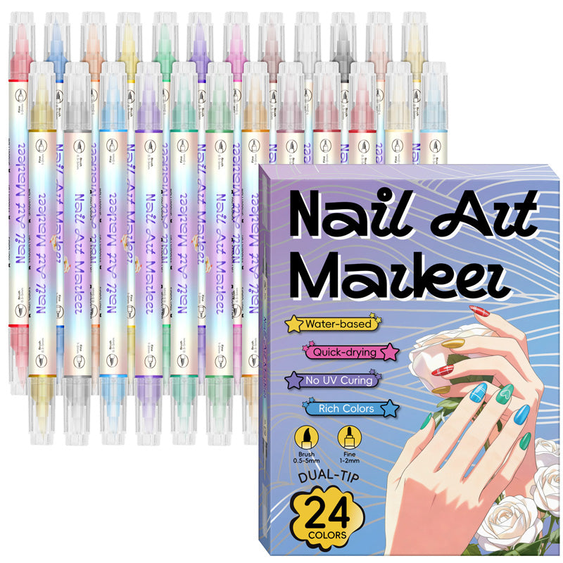 🥳HEISSER SALE 2026🥳💞50.000+ VERKAUFT!👵❤️ 50 % RABATT!  💅Nagelkunst-Stift-Set mit zwei Spitzen