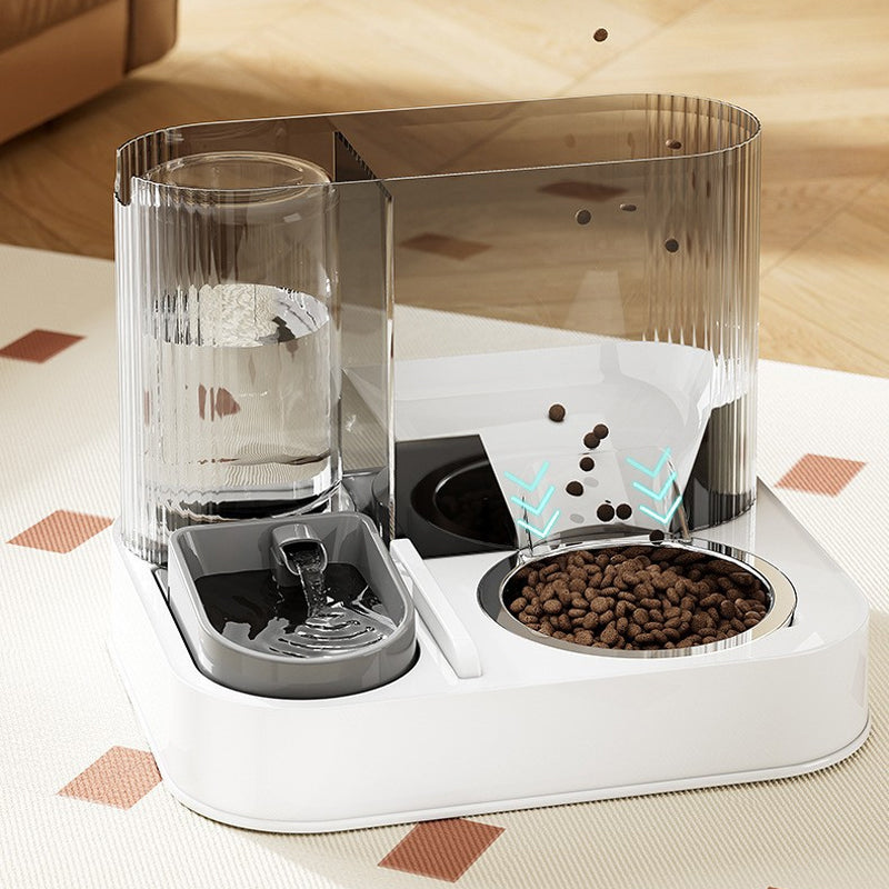 ✨🔥2-in-1-Futter- und Wasserspender für Haustiere