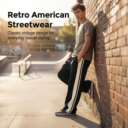👖 50% RABATT! 🏋️‍♂️ Herren Loose Fit Trainingshose – Weicher Baumwollstoff, Elastischer Bund & Ideal Für Workouts, Joggen & Entspannte Tage Zuhause 🛋️