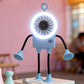 🌀 50% RABATT! 🎁 Flexibler Roboter-Tischventilator mit LED-Licht – 360° ausrichtbar & leise – Perfekt für Kinderzimmer, Schreibtisch oder Reisen – kühle Brise mit niedlichem Design 🤖