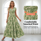 ✨ HALF PRICE DEAL 💃 Maxikleid Damen 🌸 luftig-leichtes Baumwollmischgewebe, V-Ausschnitt & sommerlicher Charme 🌞