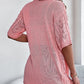 🧥 50% RABATT! 🌸 Damen Cardigan-Weste mit Kurzarm & Lochmuster – Leicht, Lässig & Perfekt Für Kühle Sommerabende Oder Frische Tage ☀️